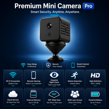💎 Premium Mini Camera Pro & 32GB Card ⚡