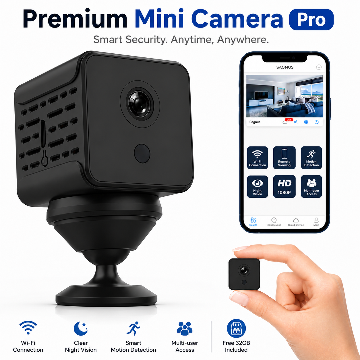 💎 Premium Mini Camera Pro & 32GB Card ⚡