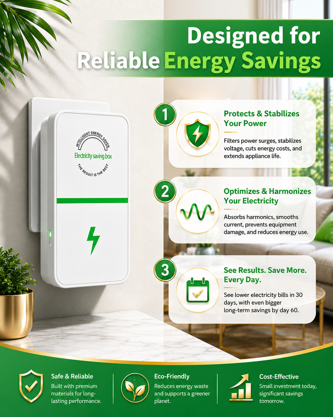 🏠 Smart Power Saver — Lower Bills, Safer Home 💰
